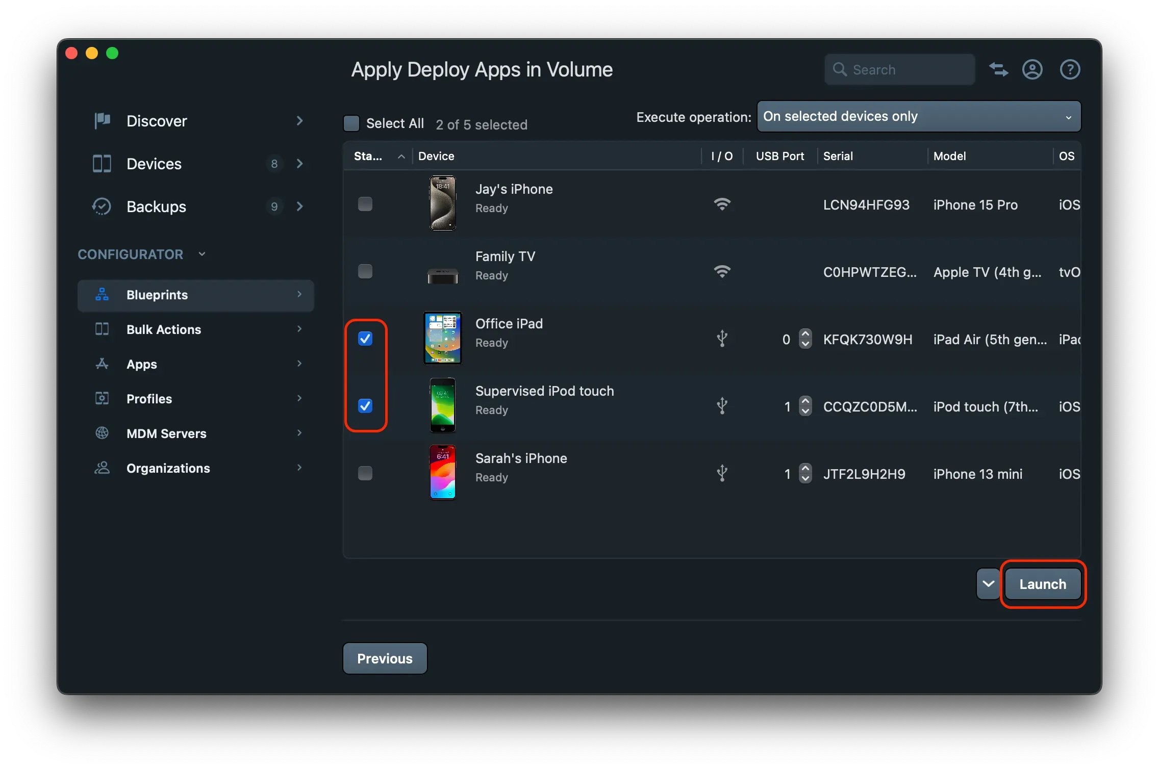 iMazing Configurator Deploy App