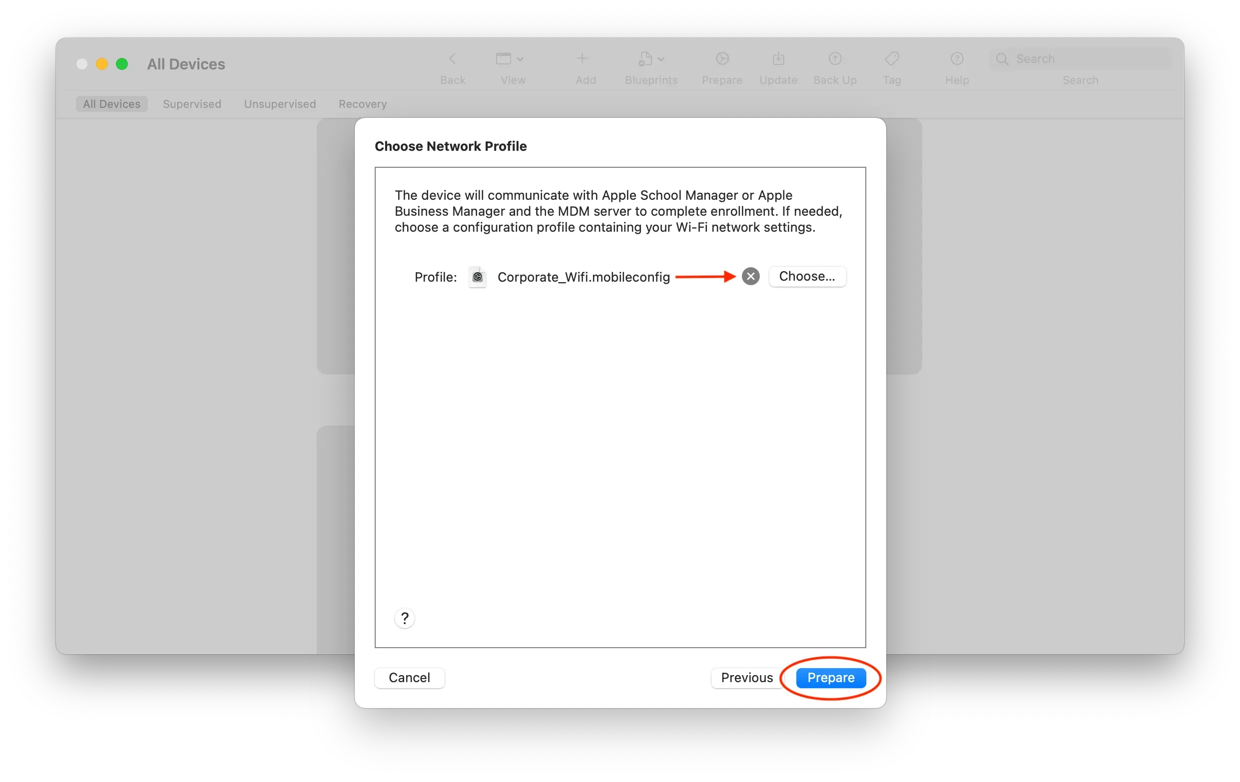 Apple Configurator Profile