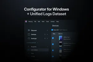 Cover image for Configurator for Windows and Unified Logs Dataset in iMazing 3.6