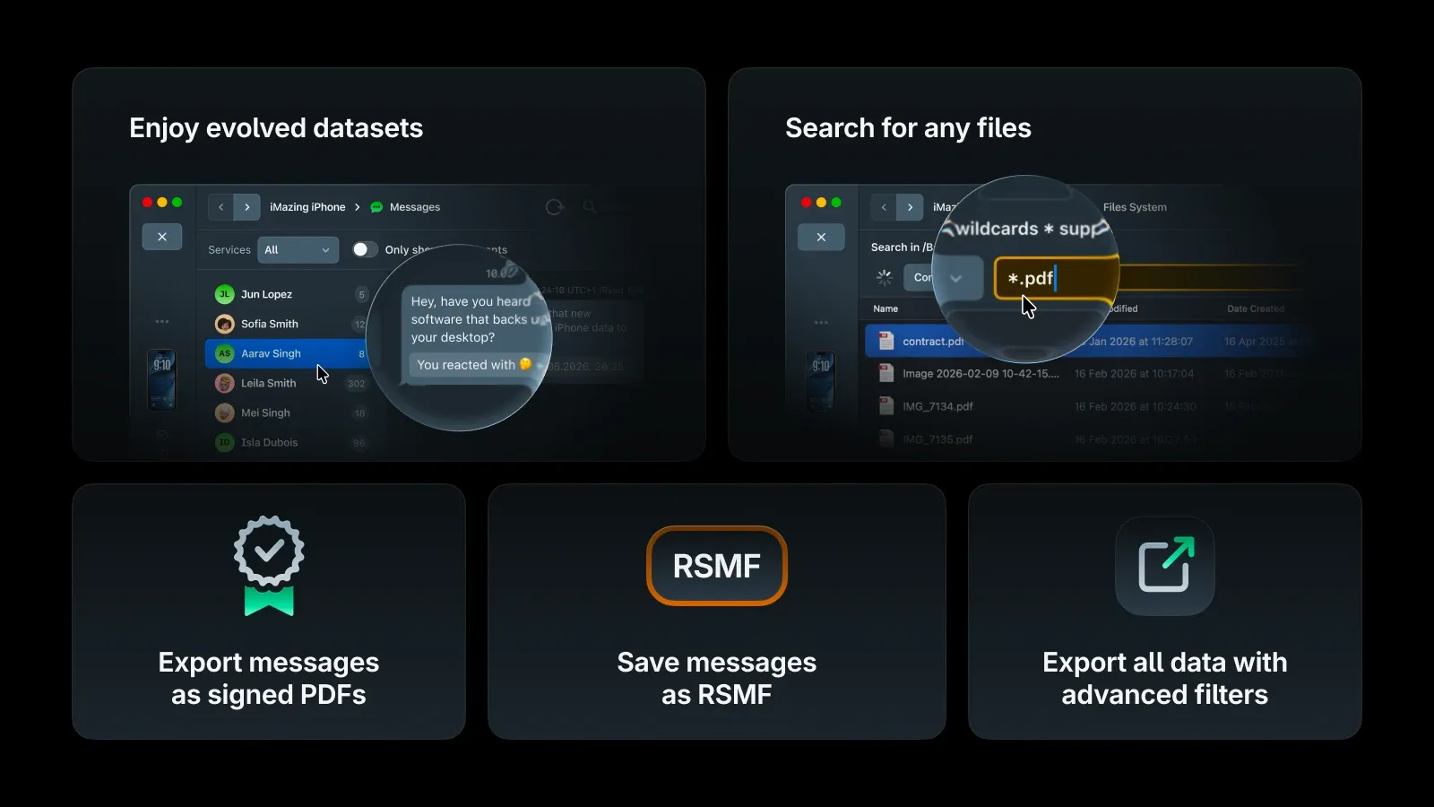 An recap of iMazing's new features since the initial 3.0 release