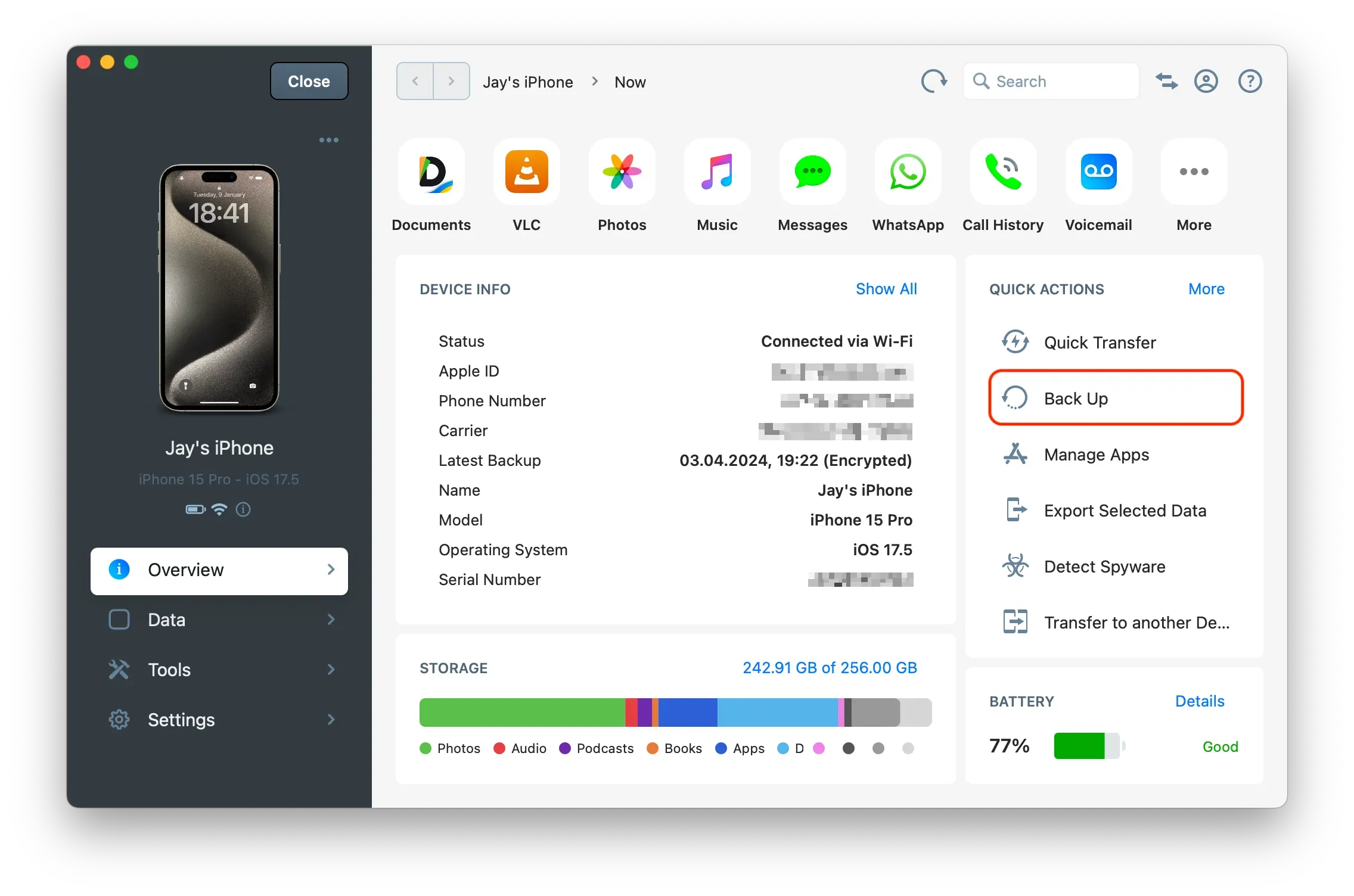 iMazing Device Backup Tools