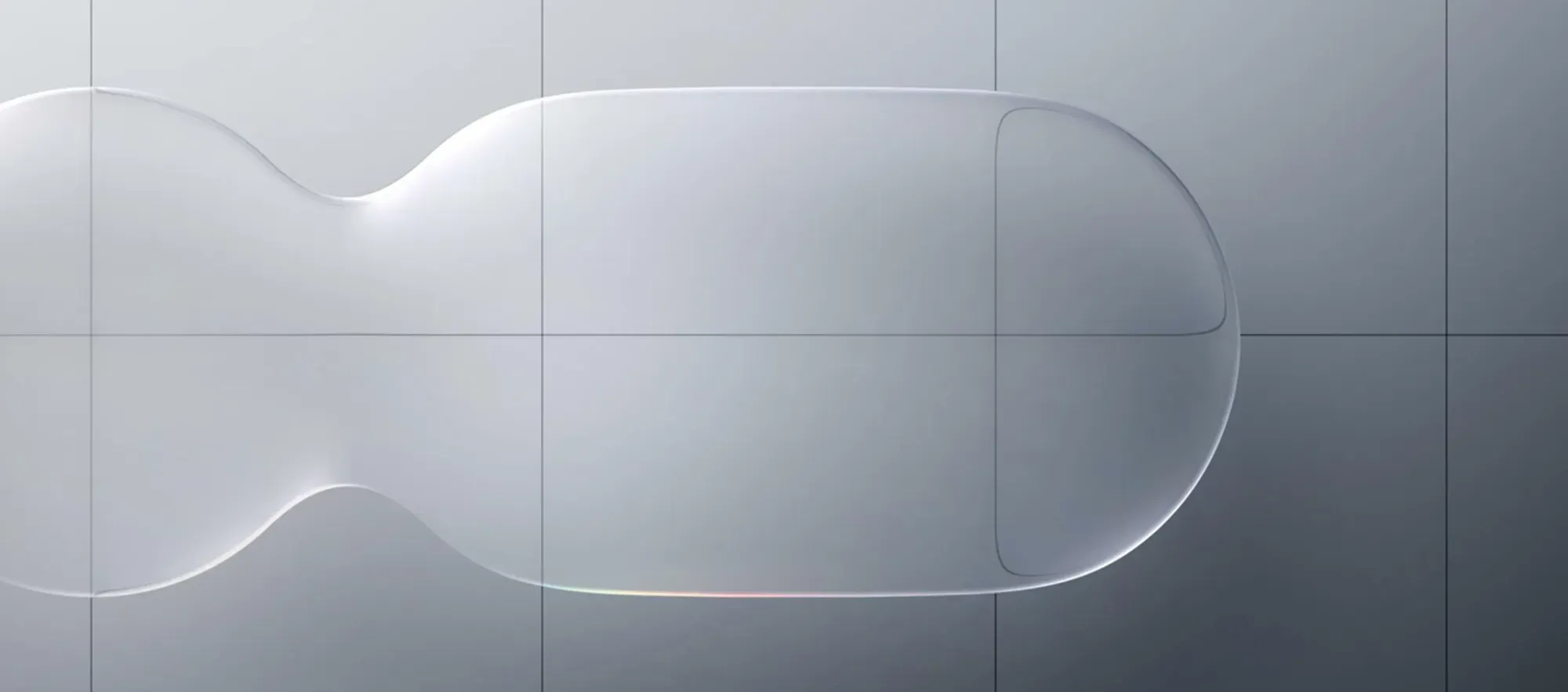 Apple's new "Liquid Glass" design language element as presented during the WWDC 25 keynote introducing macOS 26 Tahoe