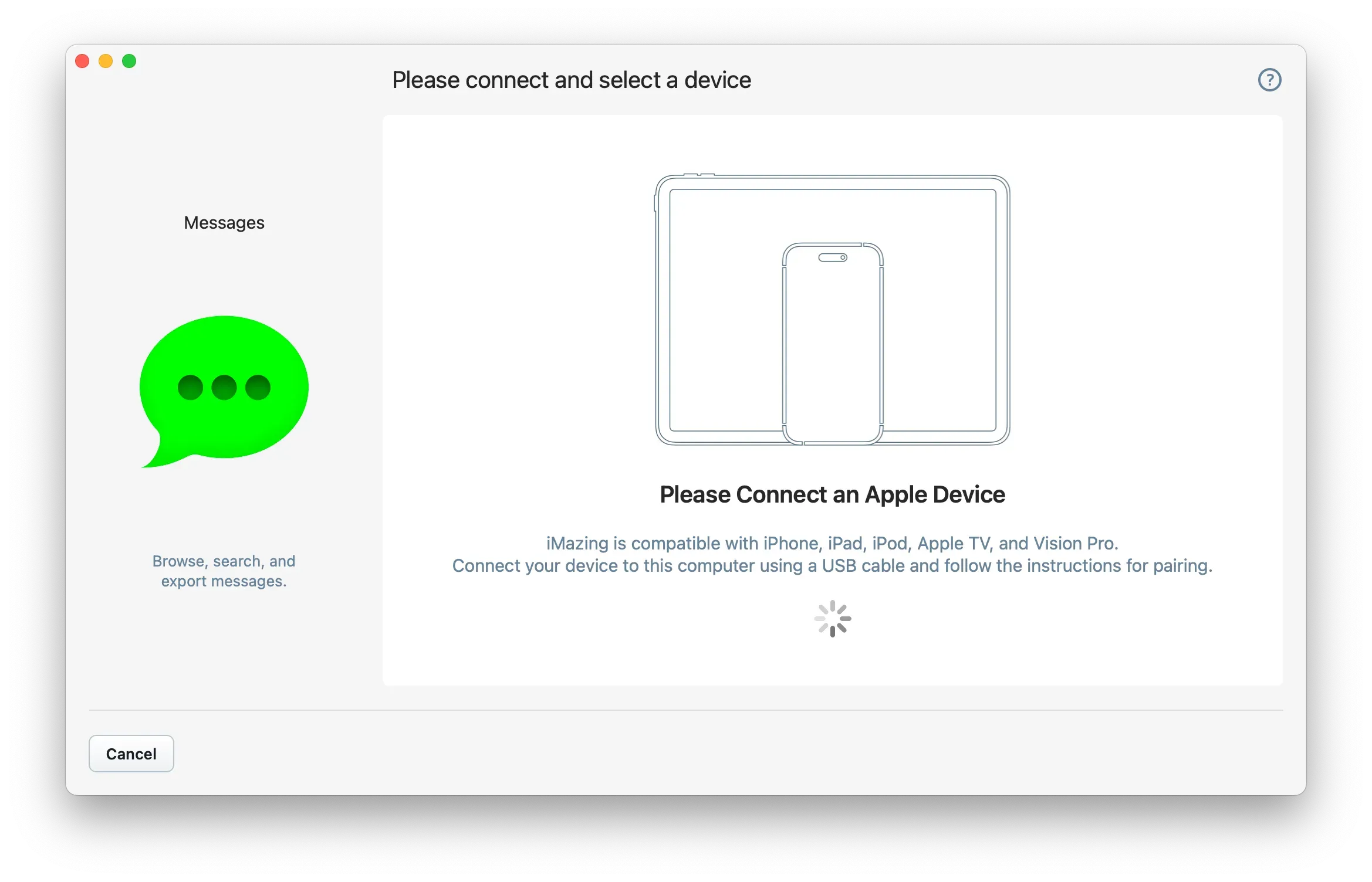 Connect your Apple device