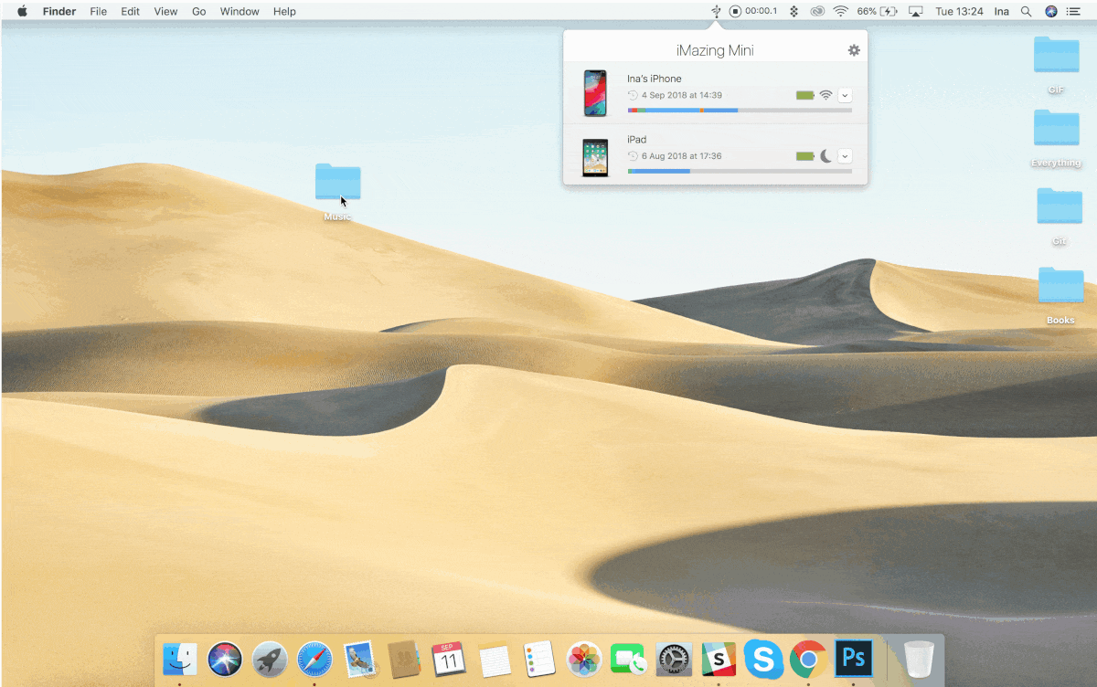iMazing Mini Quick Transfer Workflow