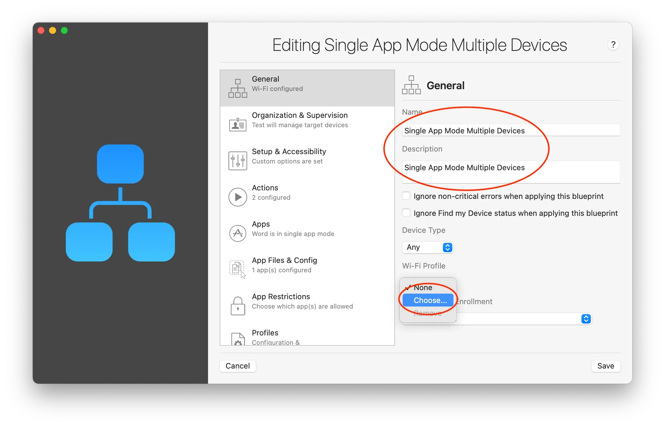 Write your configuration