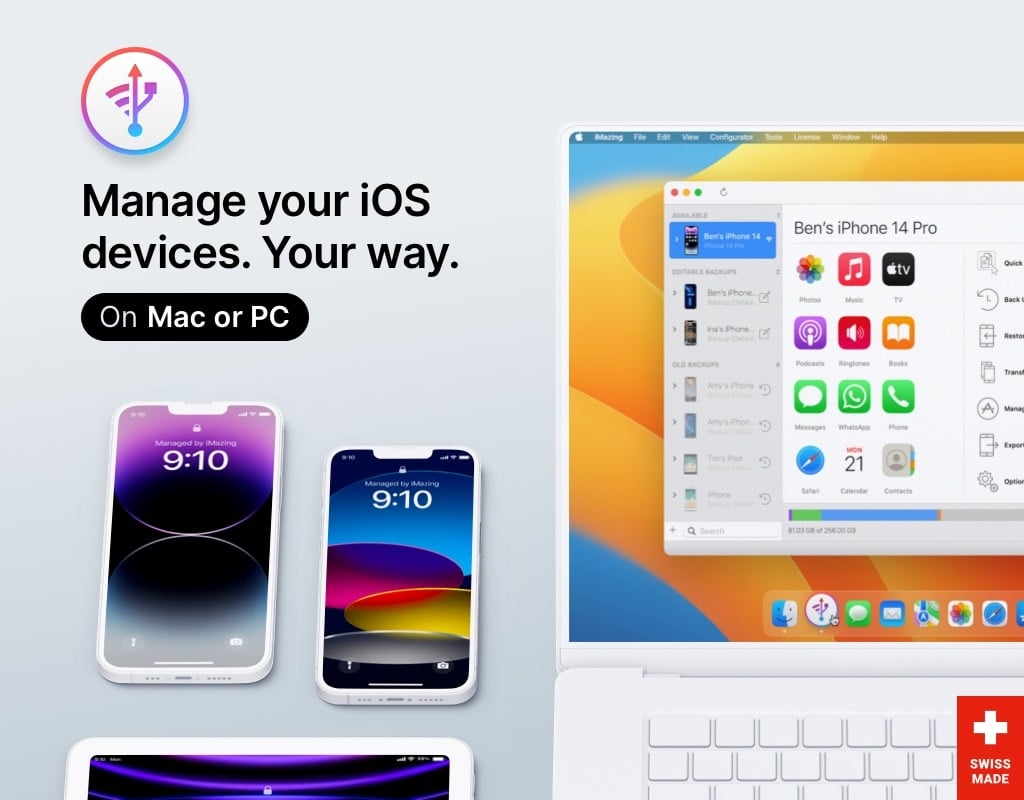 iMazing | iPhone, iPad & iPod Manager for Mac & PC