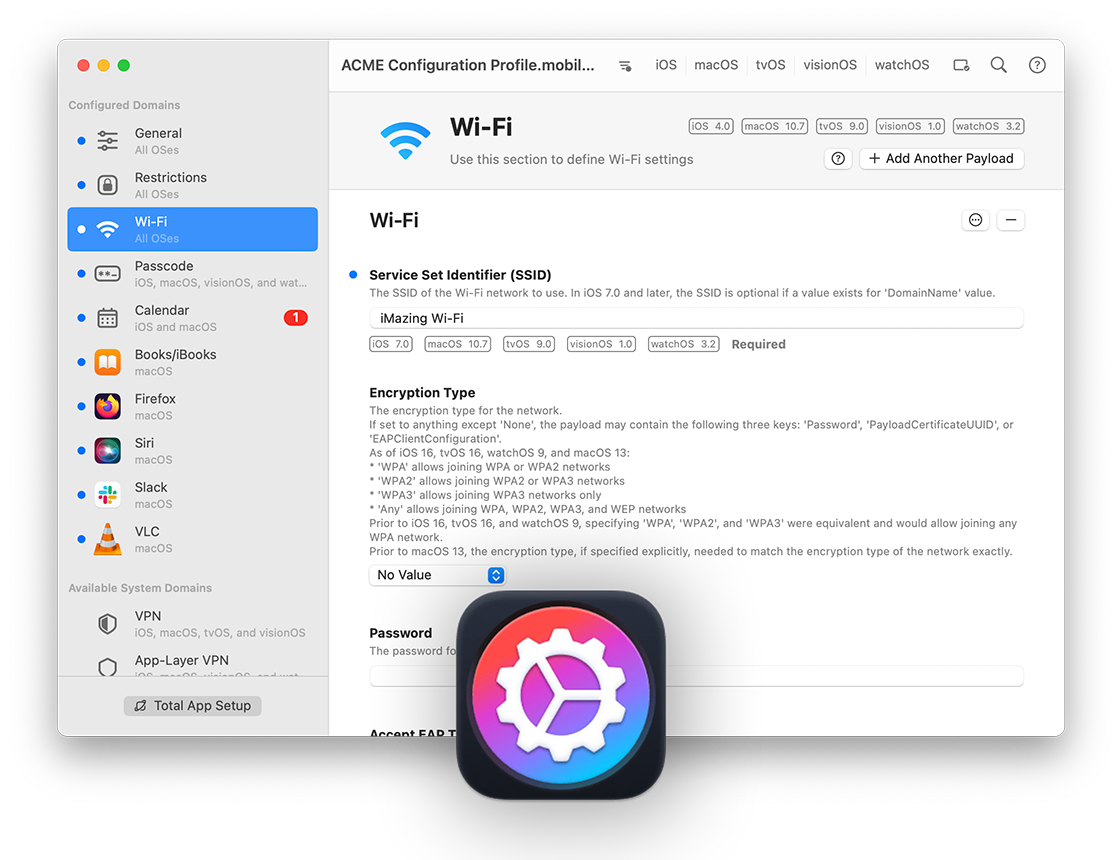 iMazing Profile Editor