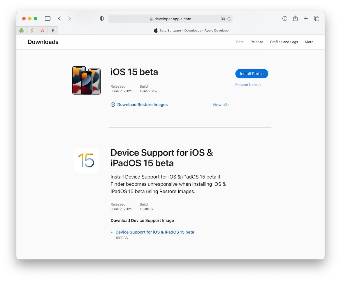Apple Developer Website Download Beta