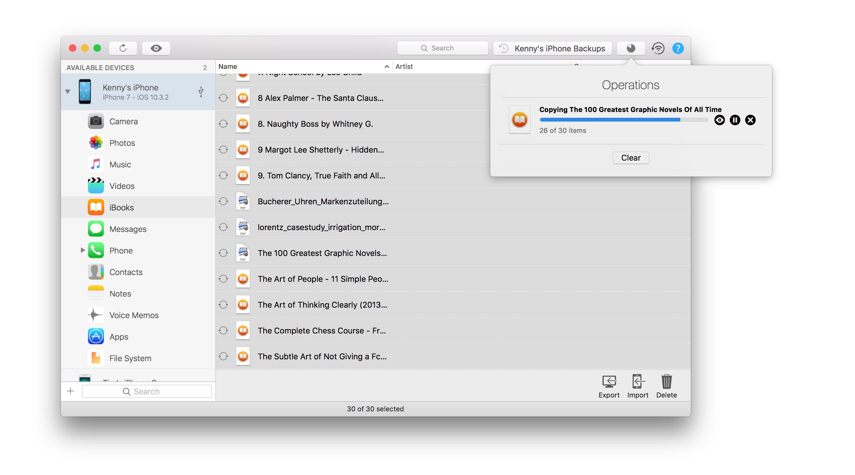 How to manage iBooks and ePub books