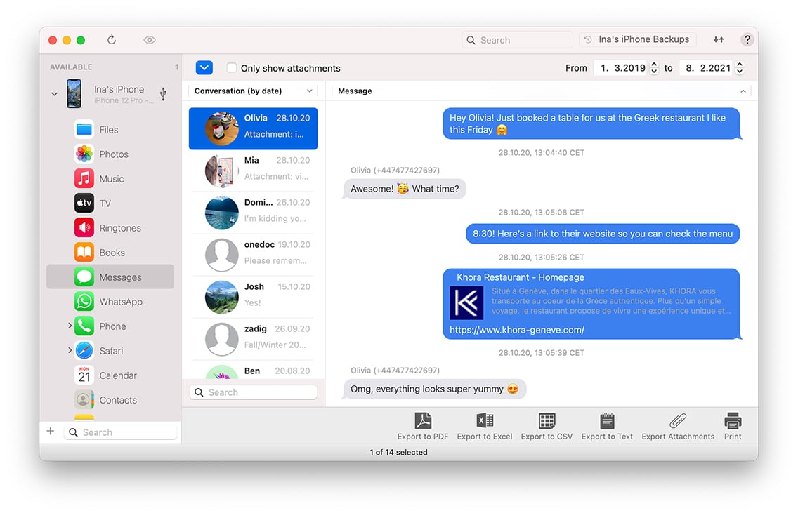 can you send a file through messages on a mac