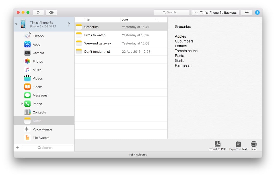 How to save Apple Notes as PDF on iPhone, iPad, Mac