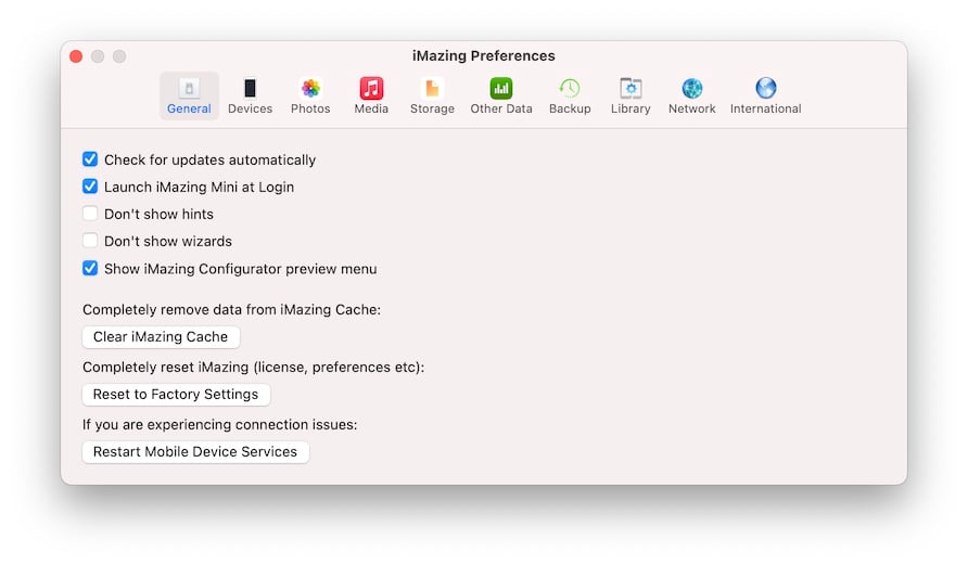 Clear library preferences mac download