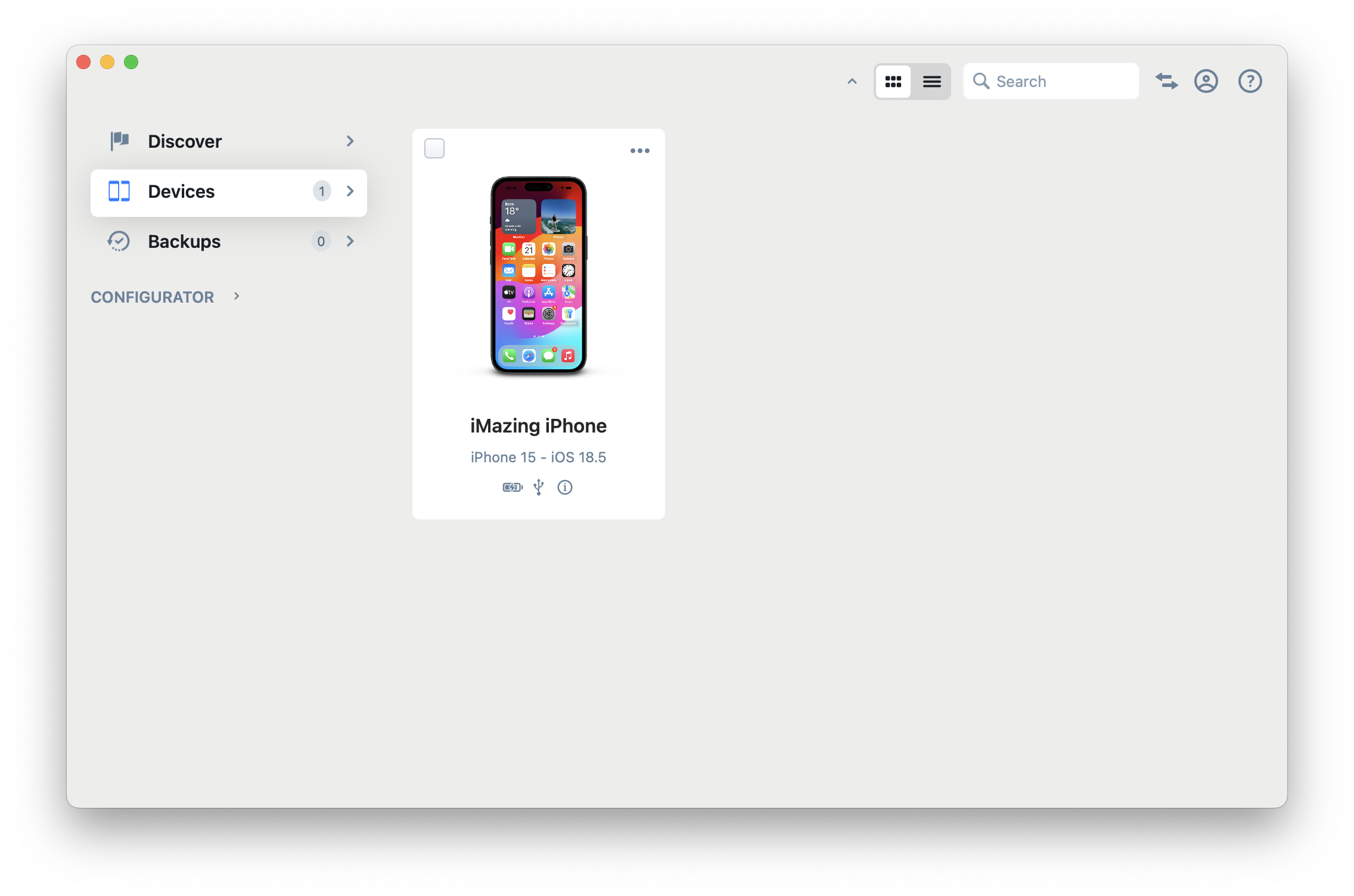 Select-device
