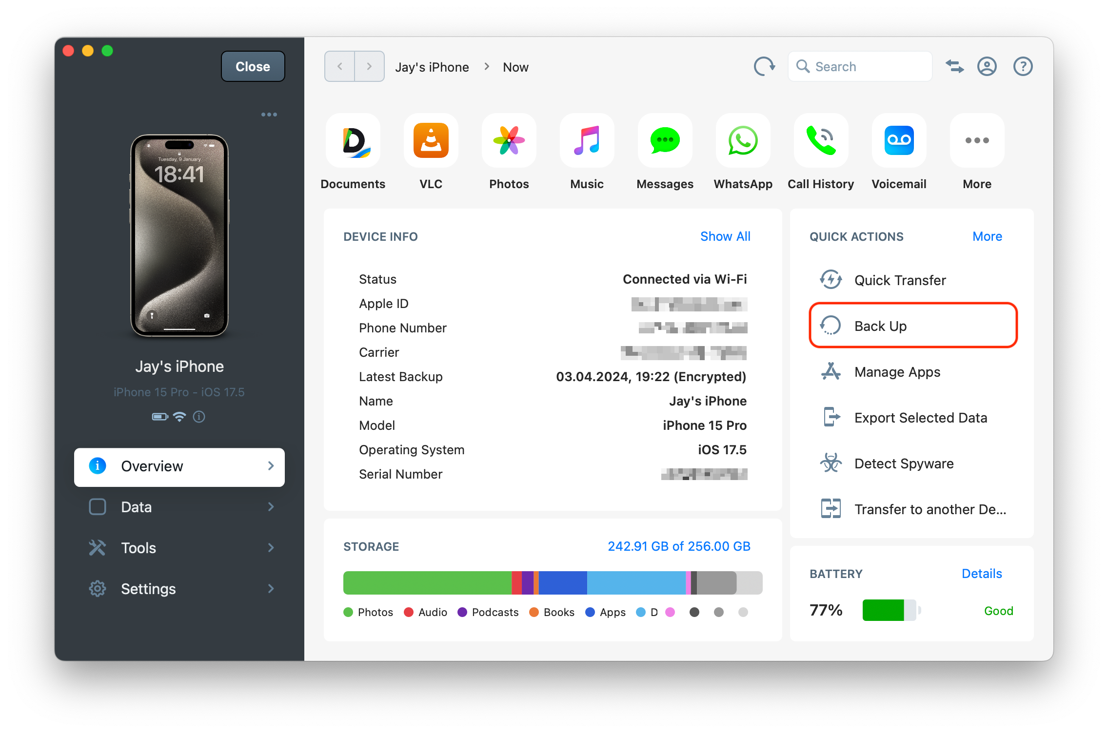 iMazing Device Backup Tools